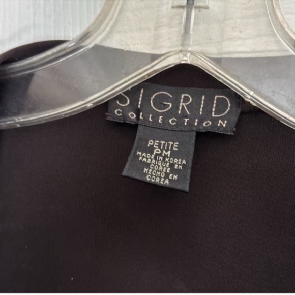 Brown Midi Pencil Skirt Set for Work - Picture 4 of 5